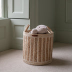 Buy Maize Stripe Storage Basket Set of 3 - Natural | Baby Changing for kids by Learning Bugs UK