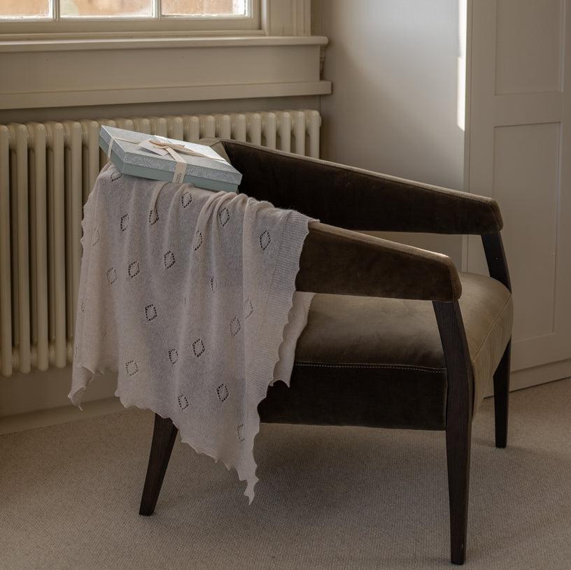 Limited Edition Avery Row Cashmere Shawl Gift Set – Blanket for children, available at Learning Bugs UK