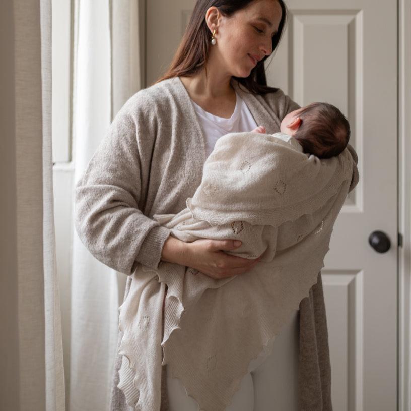 Limited Edition Avery Row Cashmere Shawl Gift Set – Blanket for children, available at Learning Bugs UK