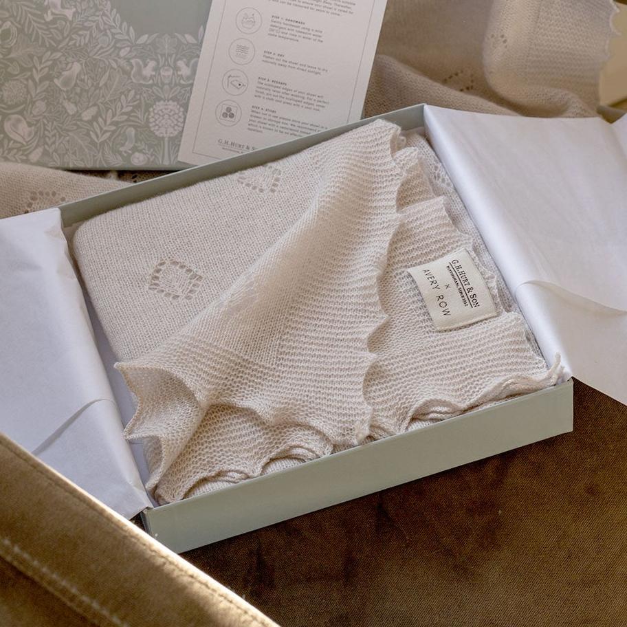 Limited Edition Avery Row Cashmere Shawl Gift Set – Blanket for children, available at Learning Bugs UK