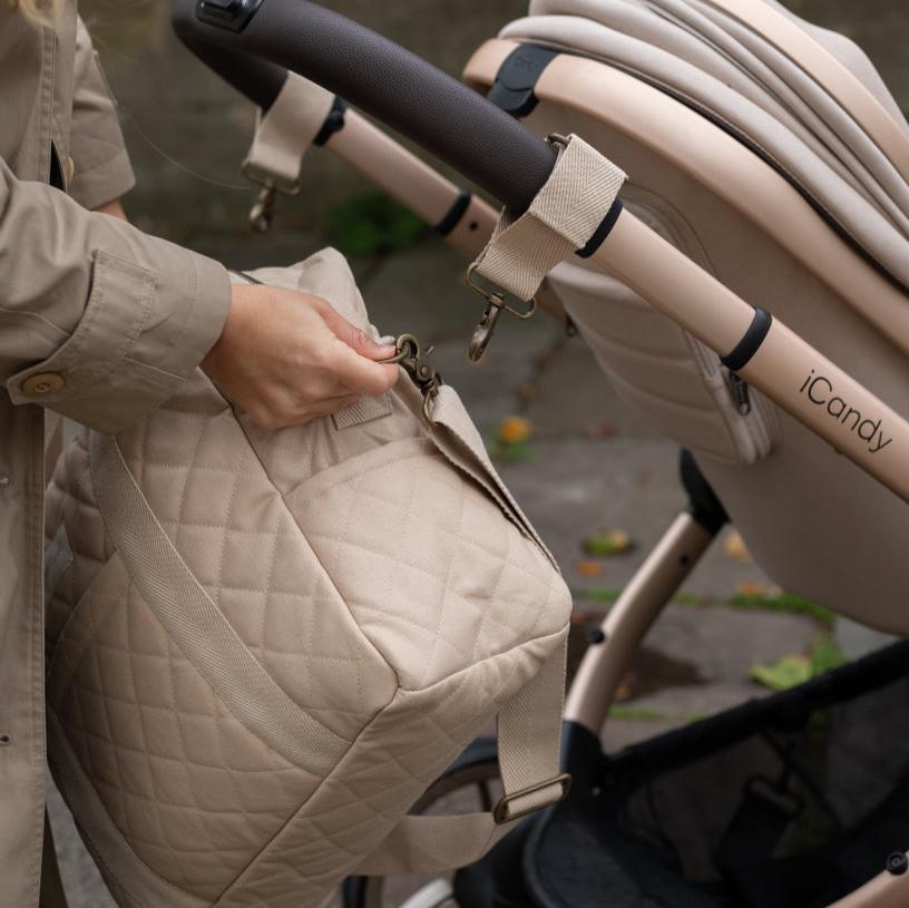Buy Baby Changing Bag - Natural | Changing Bags & Travel Changing Mats for kids by Learning Bugs UK