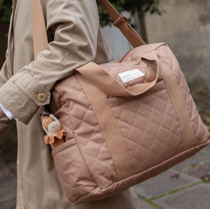 Baby Changing Bag - Latte – Changing Bags & Travel Changing Mats for children, available at Learning Bugs UK