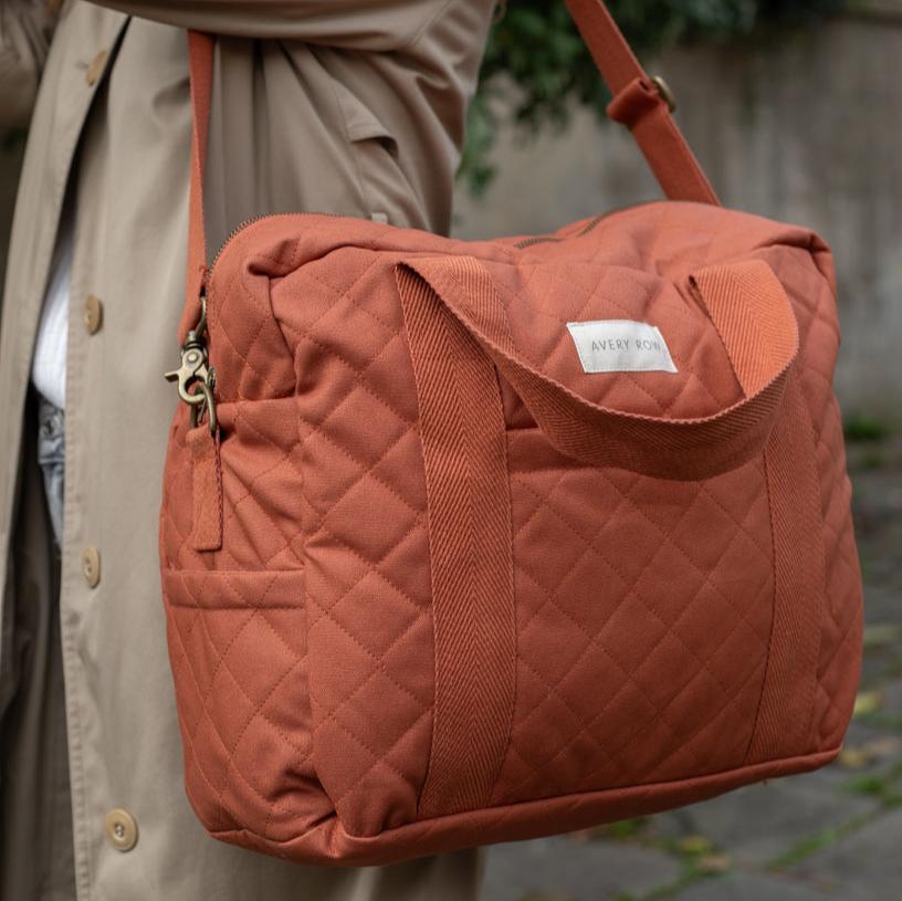 Baby Changing Bag - Cinnamon – Changing Bags & Travel Changing Mats for children, available at Learning Bugs UK