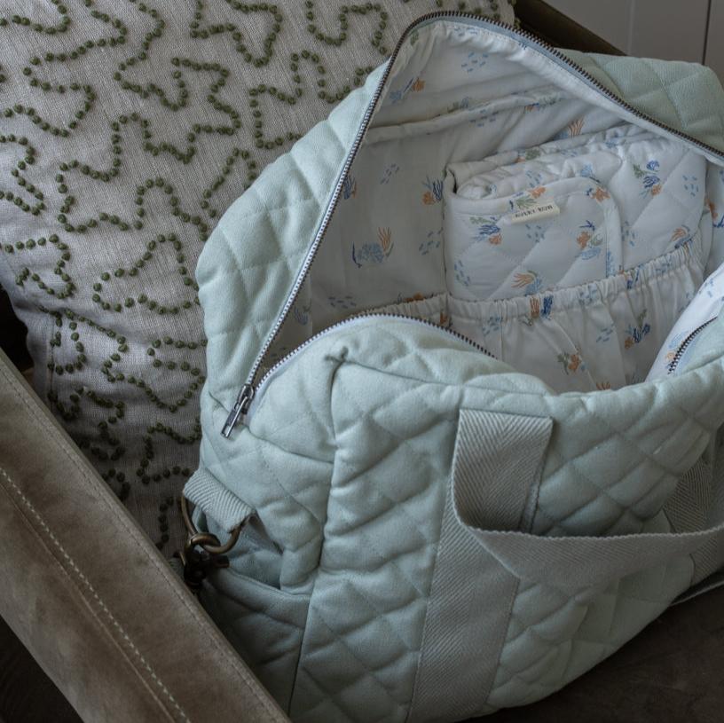 Buy Baby Changing Bag - Sage | Changing Bags & Travel Changing Mats for kids by Learning Bugs UK