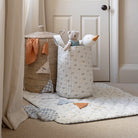 Buy Large Quilted Storage Basket - Coastline / Waves | Storage for kids by Learning Bugs UK