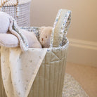 Buy Large Quilted Storage Basket - Riverbank / Willow | Storage for kids by Learning Bugs UK