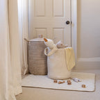 Buy Large Quilted Storage Basket - Wild Chamomile / Daisy Meadow | Storage for kids by Learning Bugs UK