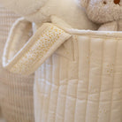 Buy Large Quilted Storage Basket - Wild Chamomile / Daisy Meadow | Storage for kids by Learning Bugs UK