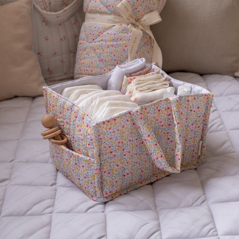 Buy Nappy Caddy - Wildflower Garden | Storage for kids by Learning Bugs UK