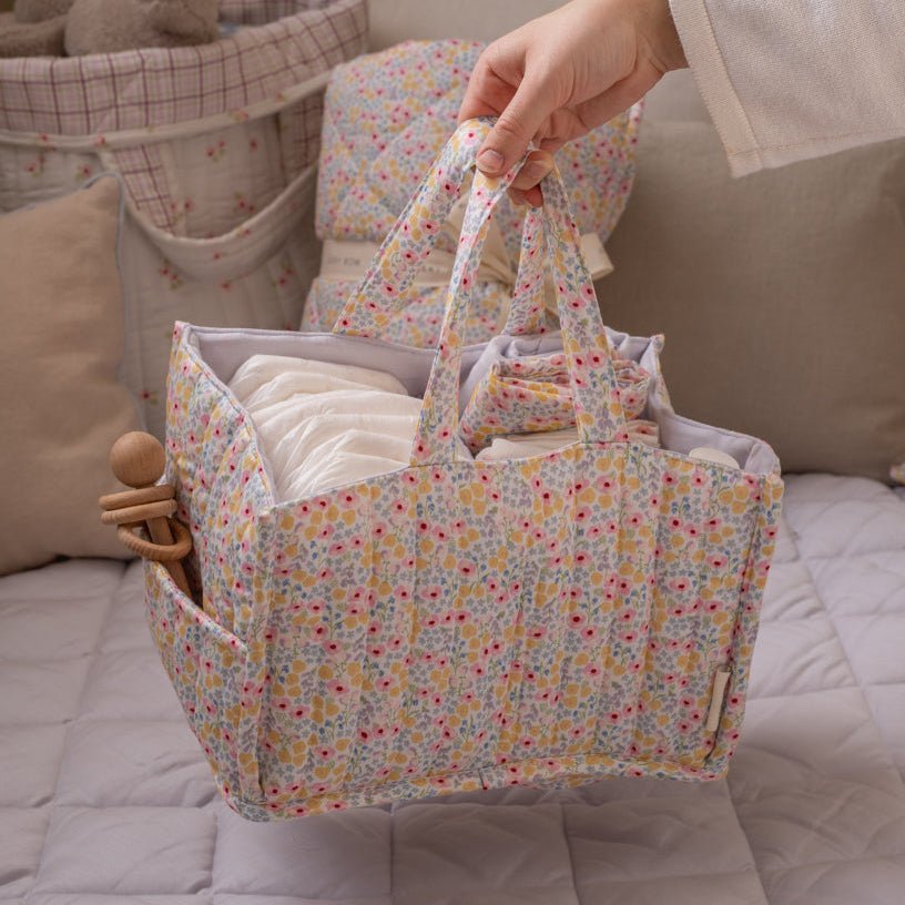 Buy Nappy Caddy - Wildflower Garden | Storage for kids by Learning Bugs UK