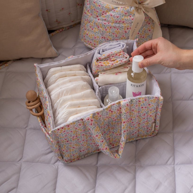 Buy Nappy Caddy - Wildflower Garden | Storage for kids by Learning Bugs UK