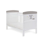 Obaby Grace Inspire Cot Bed - Hello World Koala - Grey