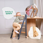 Goodevas Montessori Helper Tower – White – Learning Towers for children, available at Learning Bugs UK