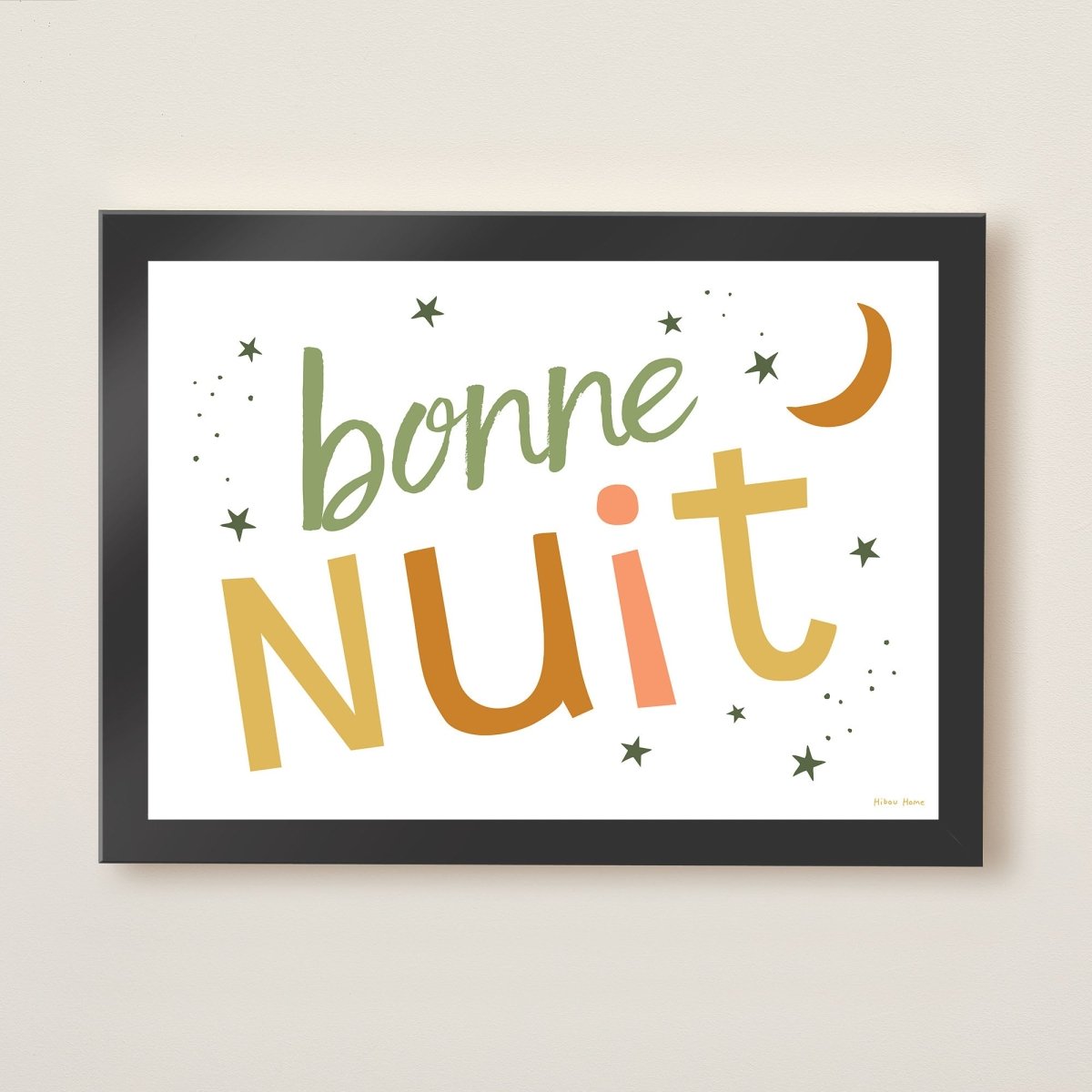 Hibou Design Bonne Nuit Art Print - Autumn – Fine art for children, available at Learning Bugs UK