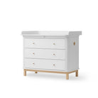 Oliver Furniture Wood Nursery Dresser 3 Drawers - White/Oak – Chest of Drawers for children, available at Learning Bugs UK