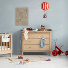 Oliver Furniture Wood Nursery Dresser 3 Drawers - Oak, view 2