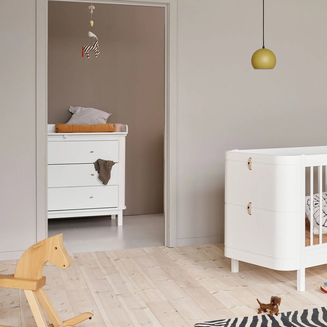 Oliver Furniture Wood Nursery Dresser 3 Drawers - White – Chest of Drawers for children, available at Learning Bugs UK