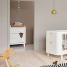 Oliver Furniture Wood Nursery Dresser 3 Drawers - White – Chest of Drawers for children, available at Learning Bugs UK