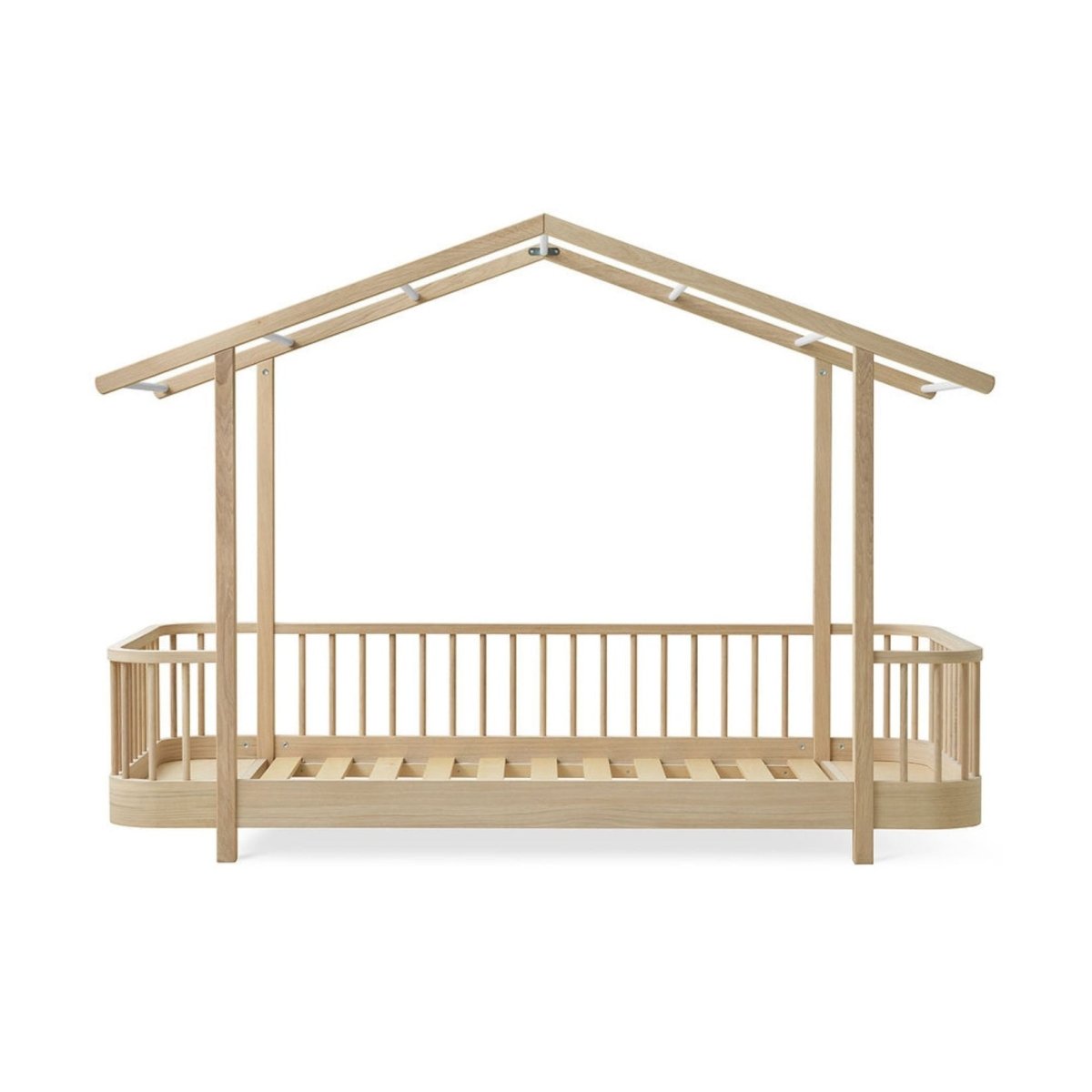 Oliver Furniture Wood Original House Bed - Oak – House Beds for children, available at Learning Bugs UK