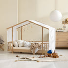 Oliver Furniture Wood Original House Bed - Oak – House Beds for children, available at Learning Bugs UK