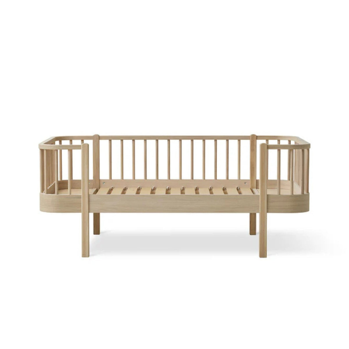 Oliver Furniture Wood Original Junior Day Bed - Oak – Junior Beds for children, available at Learning Bugs UK