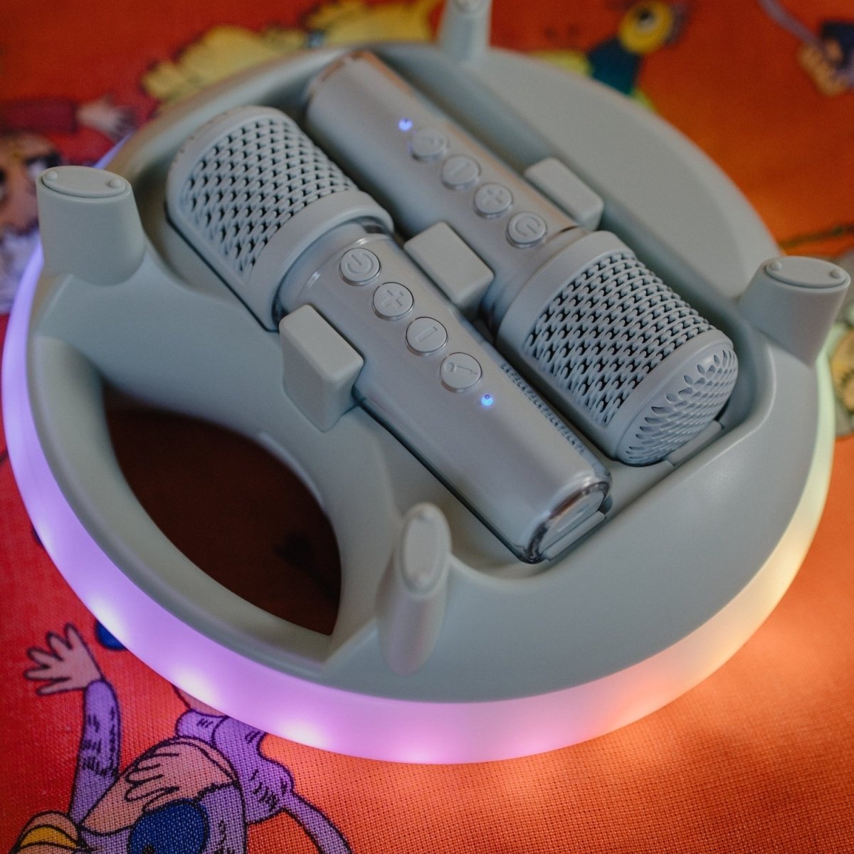 KIDYKARAOKE Portable Karaoke Speaker Green – Music & Sound for children, available at Learning Bugs UK