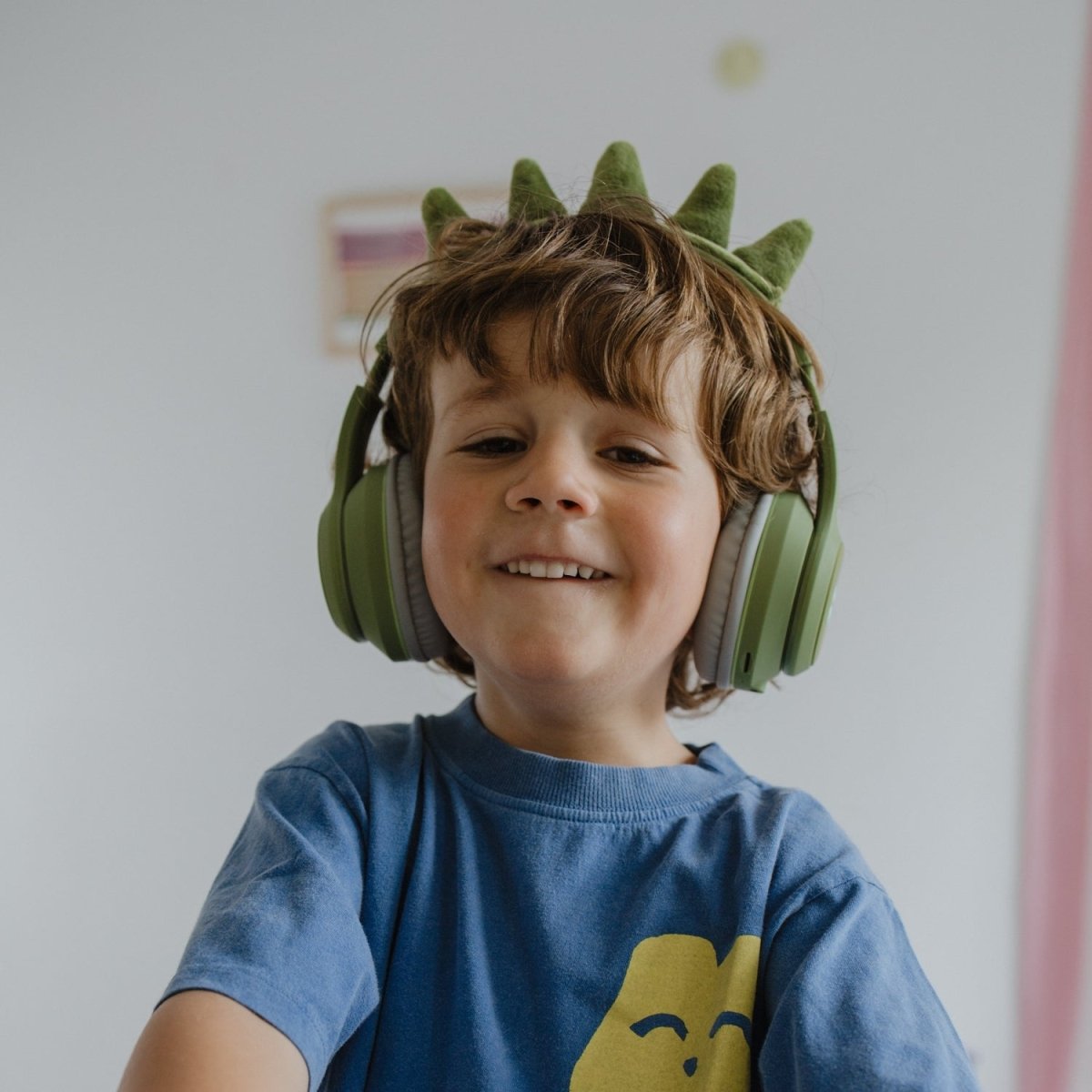 KIDYEARS Bluetooth Headphones Dino – Music & Sound for children, available at Learning Bugs UK