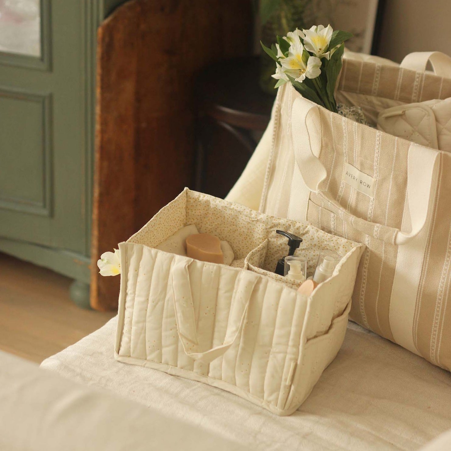 Buy Nappy Caddy - Wild Chamomile | Storage for kids by Learning Bugs UK