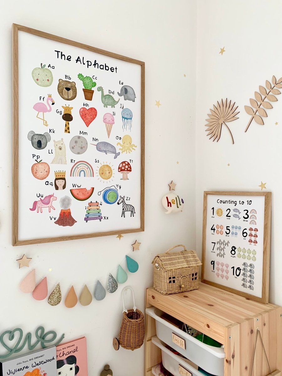 The Alphabet Print – for children, available at Learning Bugs UK