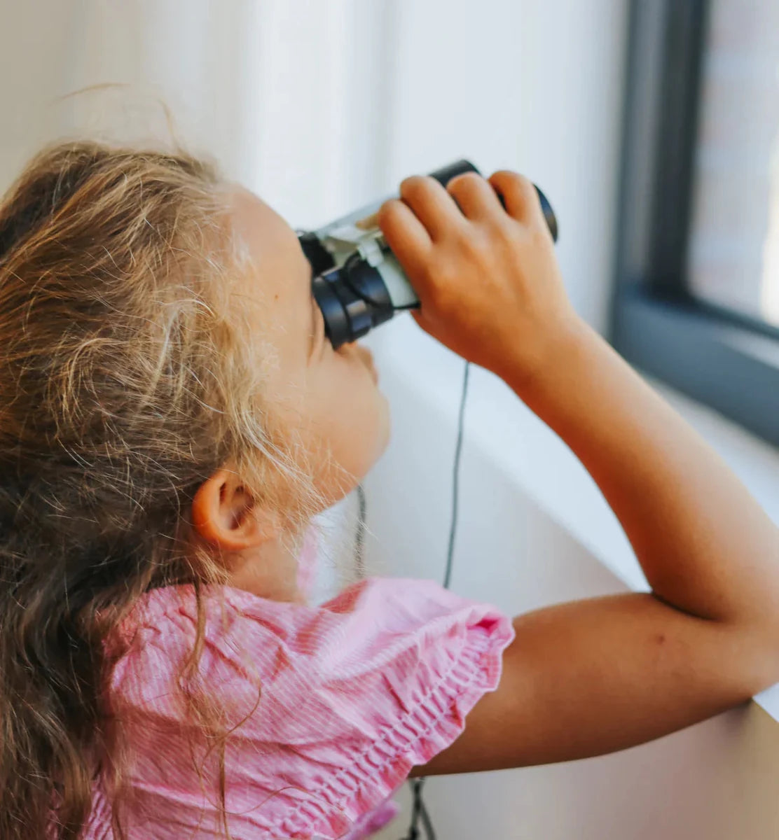 KIDYBINOCULARS Shockproof Binoculars Green – Exploration & Discovery for children, available at Learning Bugs UK