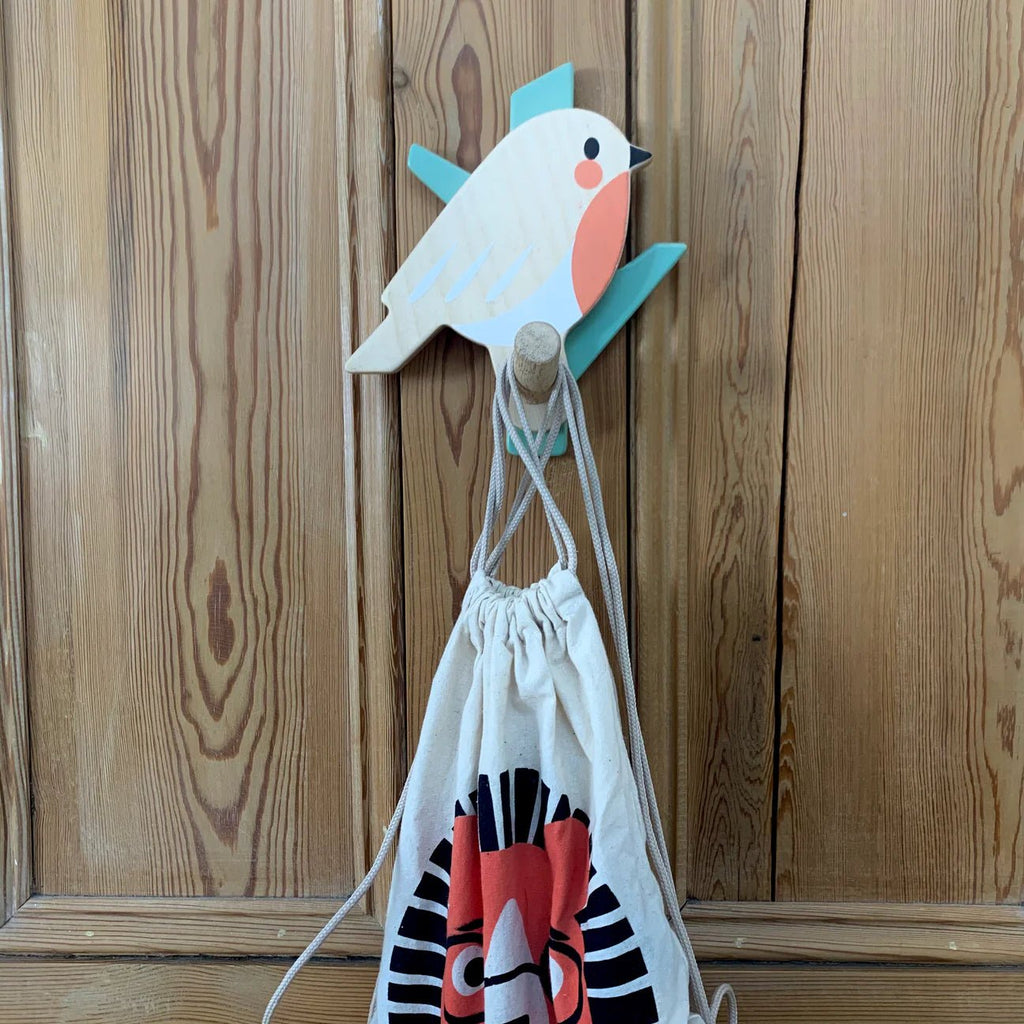 Forest Coat Hook Robin by Tenderleaf Toys - Learning Bugs UK