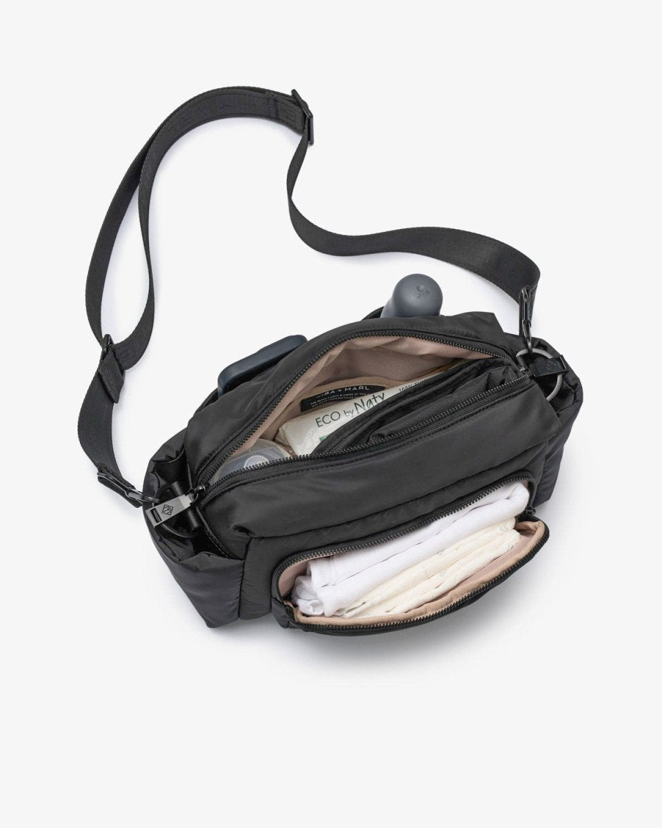 Inka Buggy Organiser Black Woven – Buggy Organiser for children, available at Learning Bugs UK