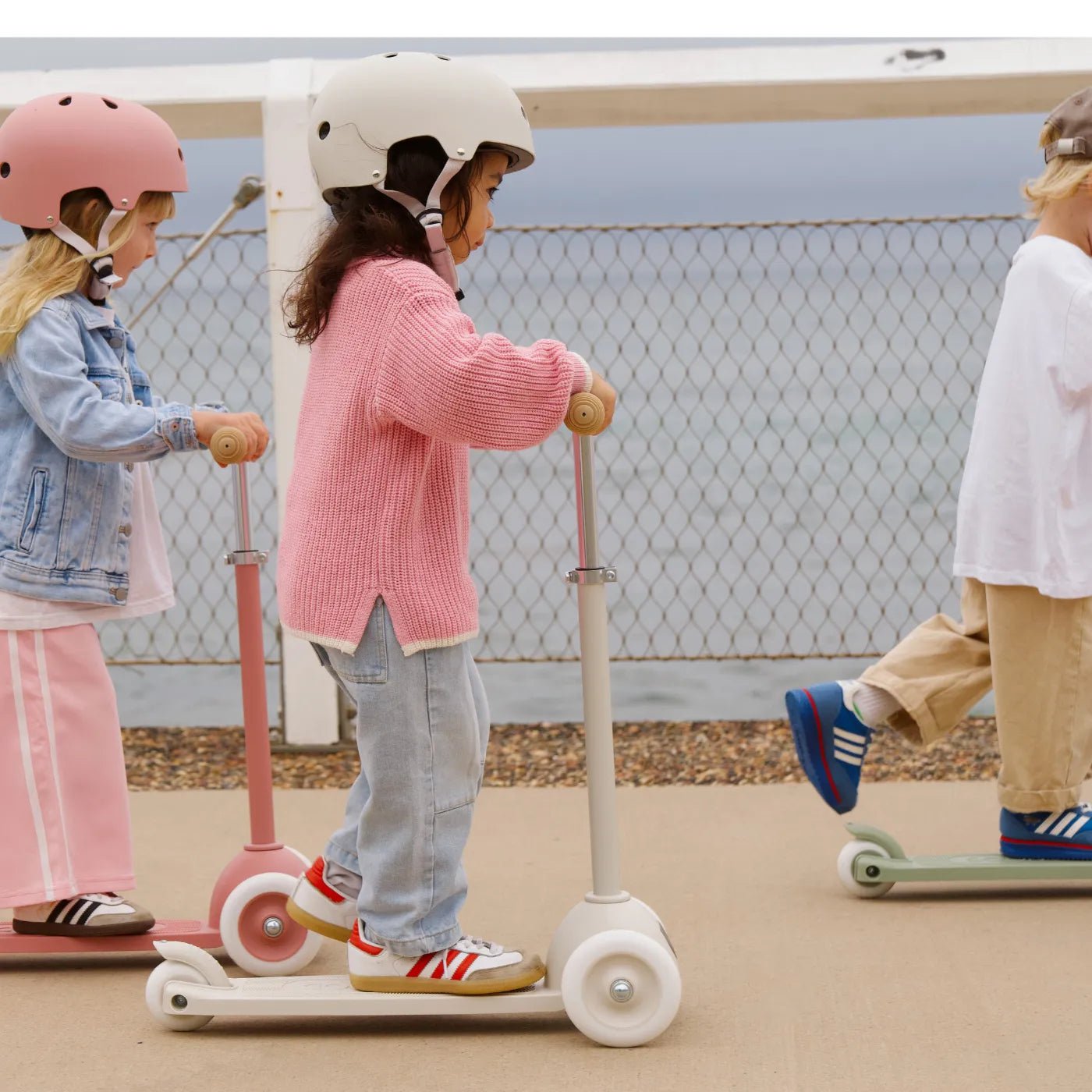 Buy Banwood Eco Scooter Kids 3 - Wheel Scooter (Ivory) | SCOOTER for kids by Learning Bugs UK