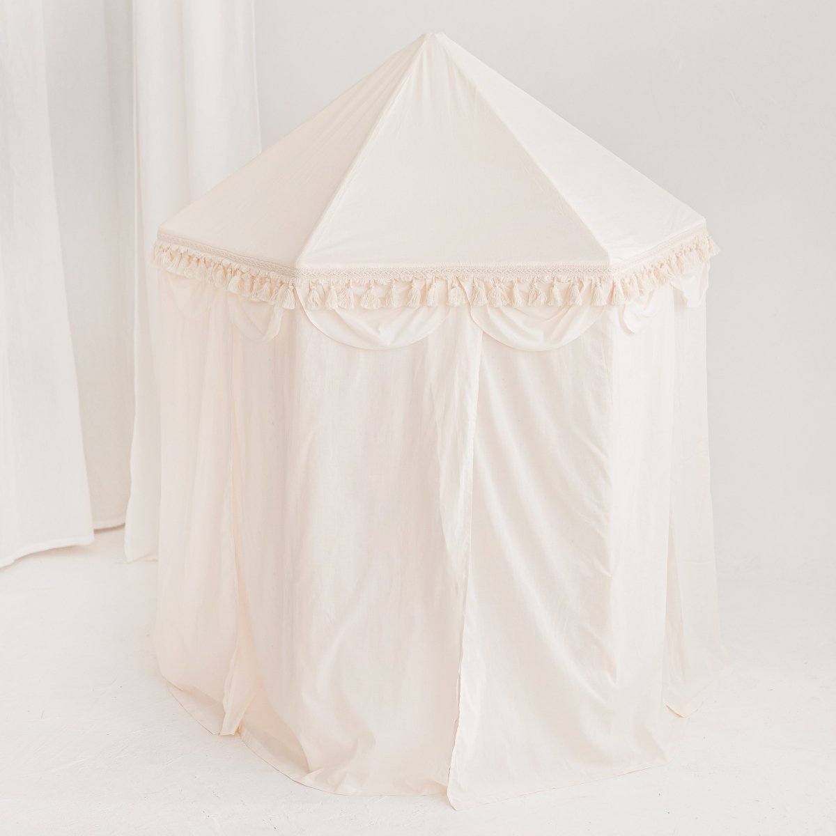 MINICAMP Boho Indoor Playhouse Tent in Pavilion Shape – Playhouses for children, available at Learning Bugs UK