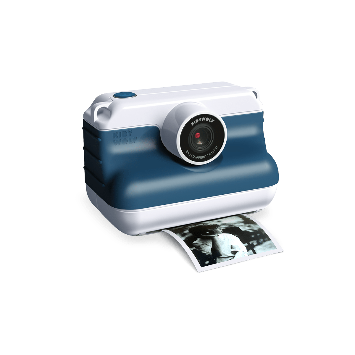 KPRINT Instant Thermal Printing Camera Blue – Photos & Video for children, available at Learning Bugs UK