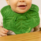 Oli&Carol Kendall the Kale Feeding Bib – Tableware & Cutlery for children, available at Learning Bugs UK
