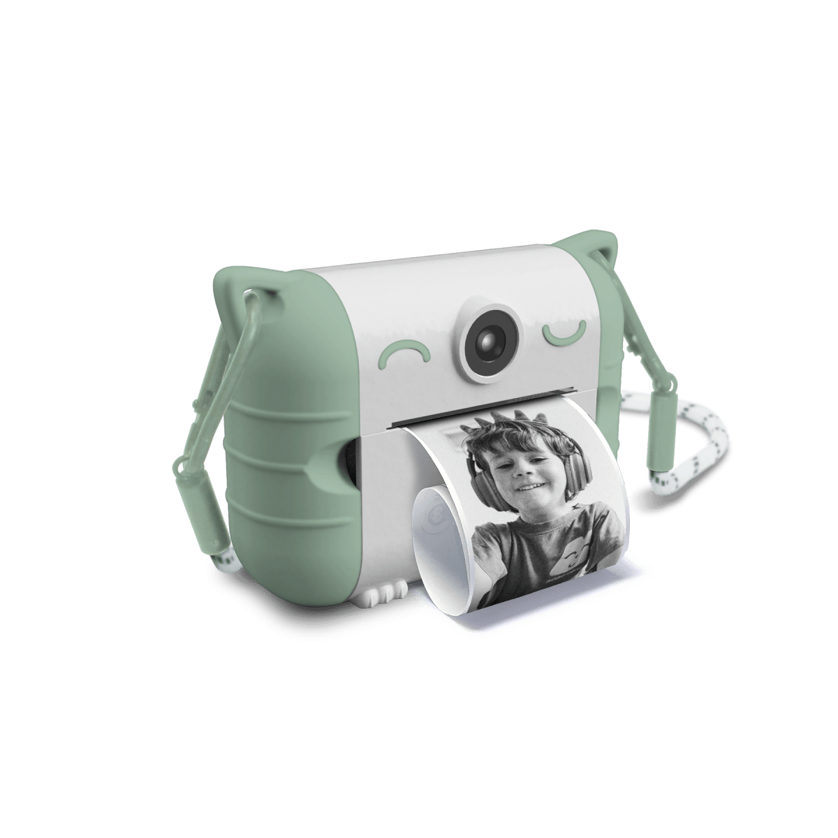 KIDYPRINT Instant Thermal Printing Camera Green – Photos & Video for children, available at Learning Bugs UK
