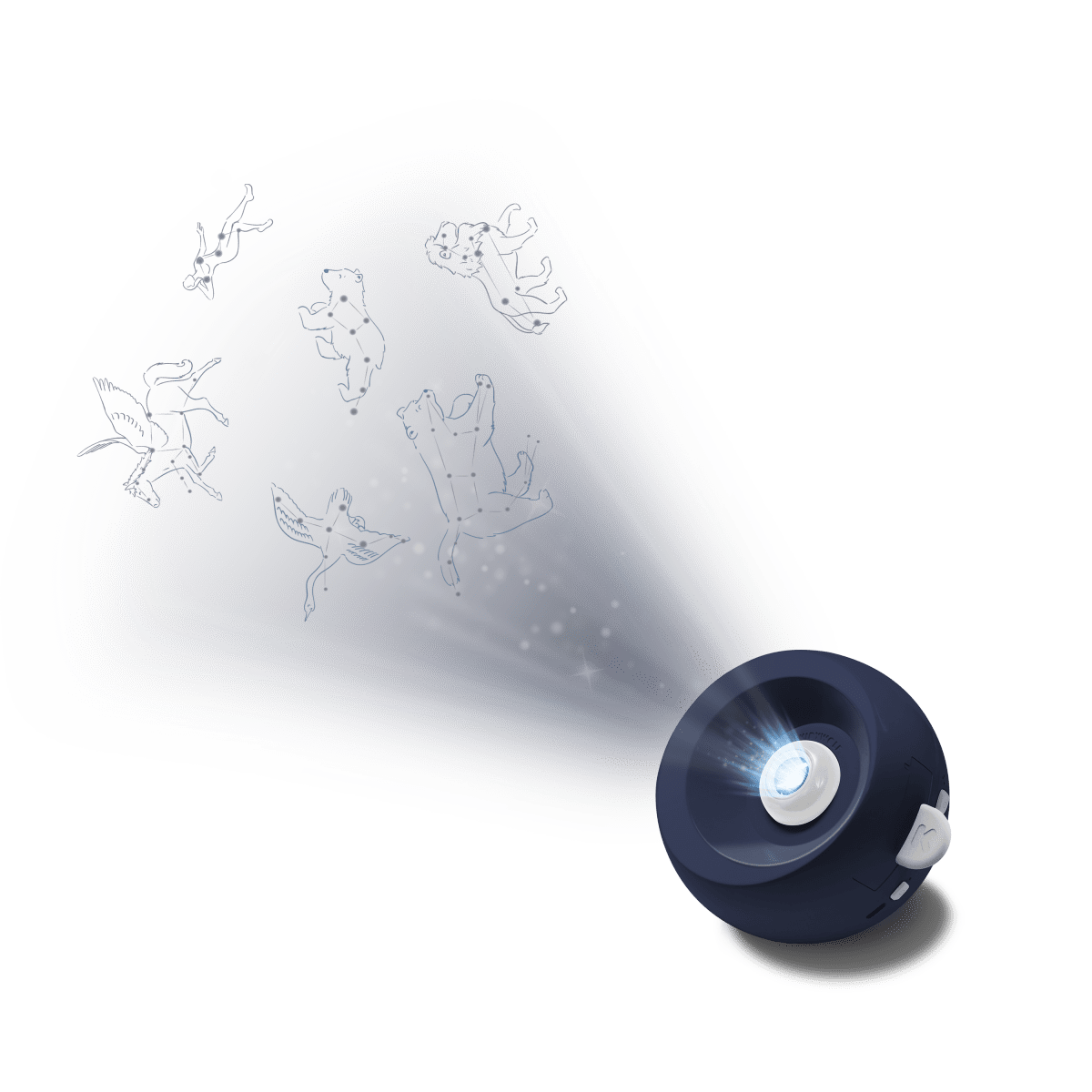 KIDYSTAR Planetarium Projector Navy – Creativity & Learning for children, available at Learning Bugs UK