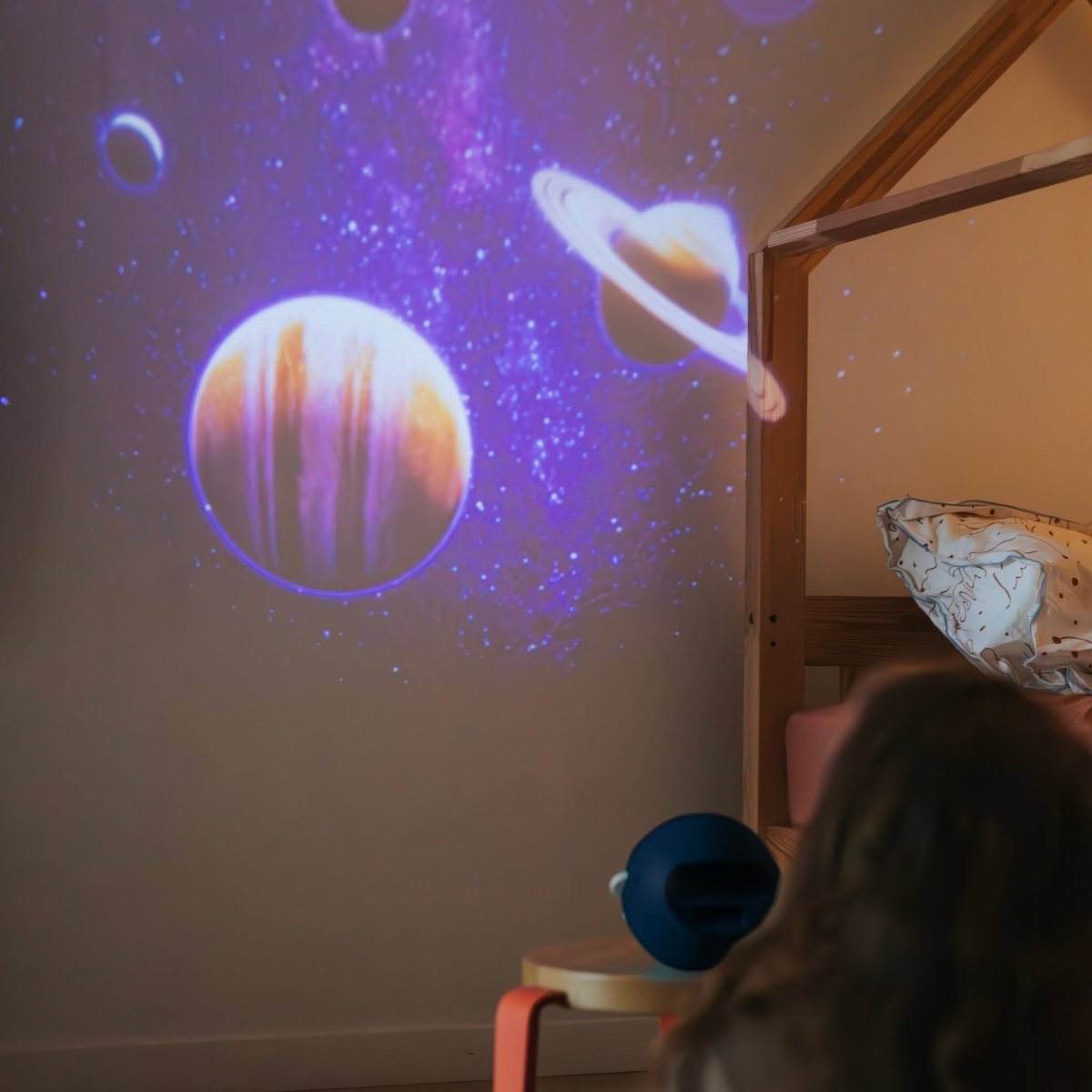 KIDYSTAR Planetarium Projector Navy – Creativity & Learning for children, available at Learning Bugs UK