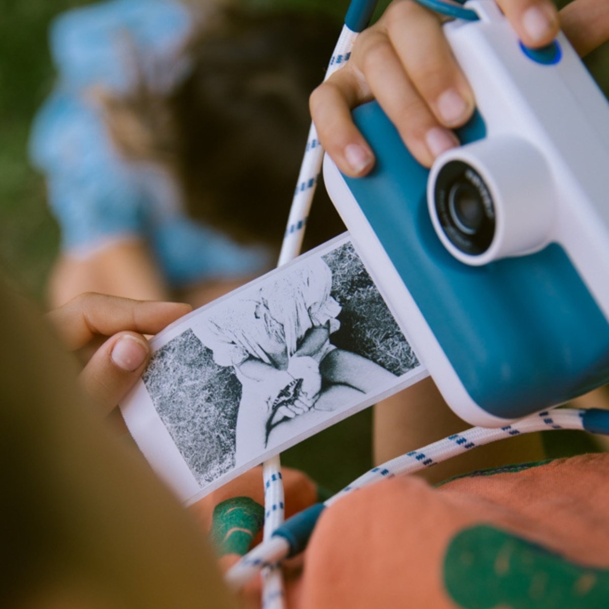 KPRINT Instant Thermal Printing Camera Blue – Photos & Video for children, available at Learning Bugs UK