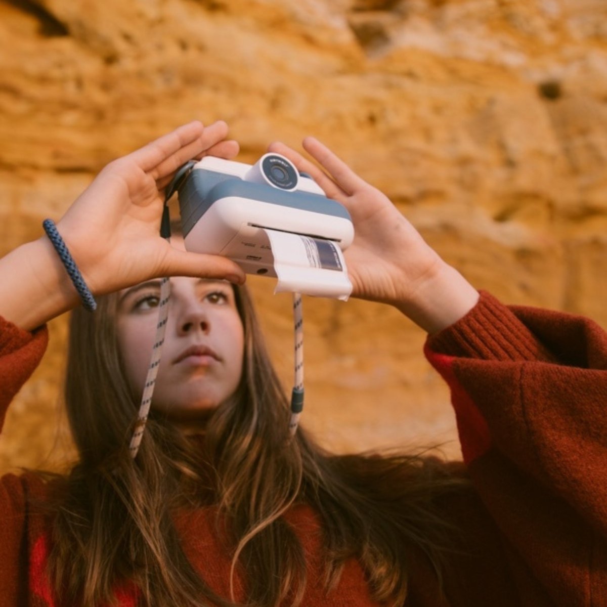 KPRINT Instant Thermal Printing Camera Blue – Photos & Video for children, available at Learning Bugs UK