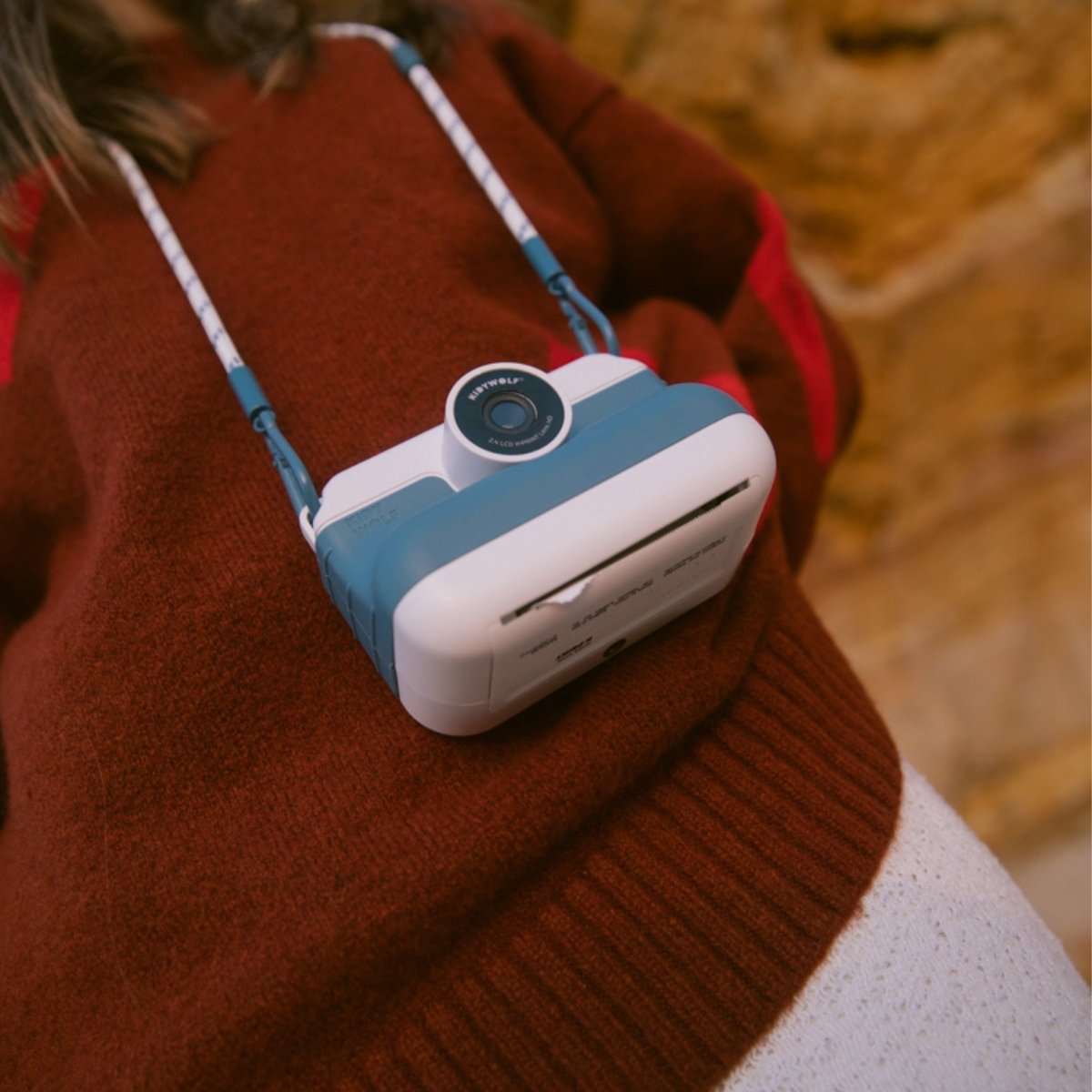 KPRINT Instant Thermal Printing Camera Blue – Photos & Video for children, available at Learning Bugs UK
