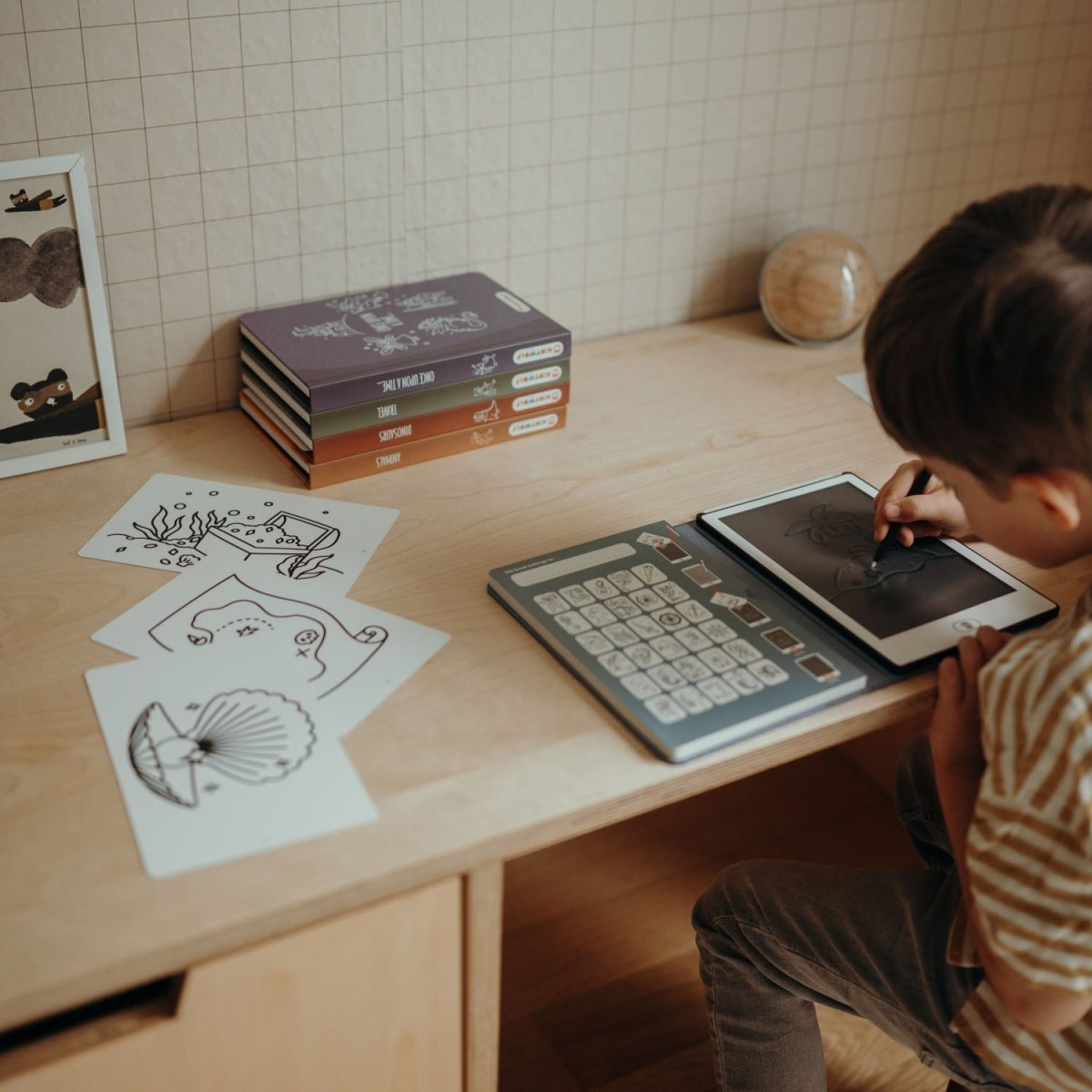 KIDYDRAW MINI LCD Drawing Tablet Ocean and Pirates – Creativity & Learning for children, available at Learning Bugs UK