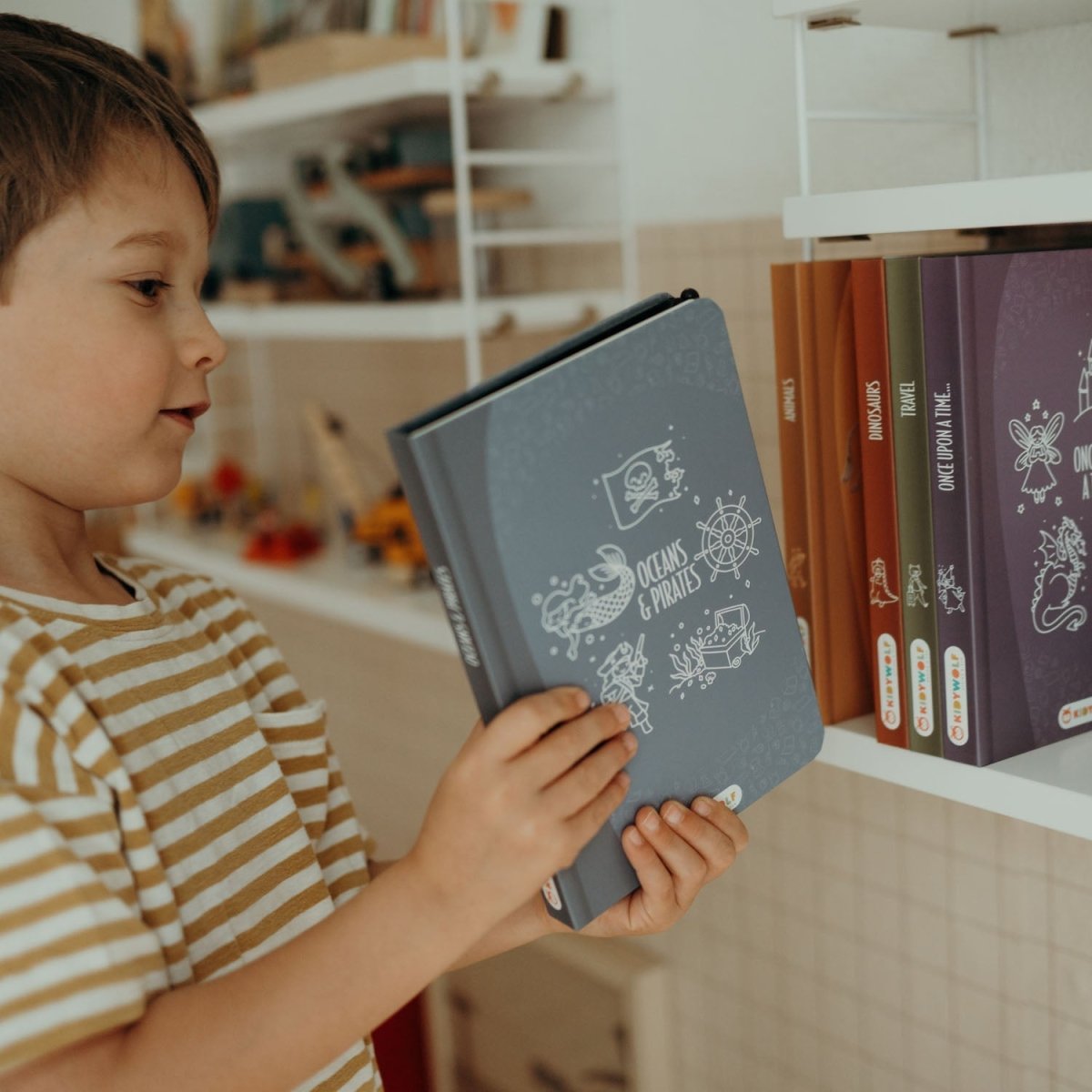 KIDYDRAW MINI LCD Drawing Tablet Ocean and Pirates – Creativity & Learning for children, available at Learning Bugs UK