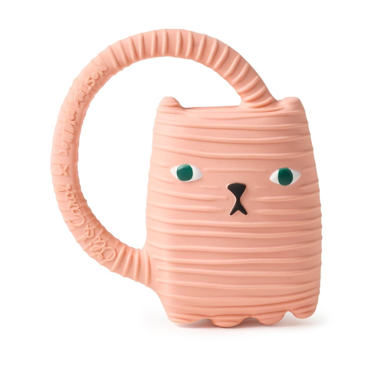 Oli & Carol x Donna Wilson Ginge the Cat Teether – Baby Teethers for children, available at Learning Bugs UK