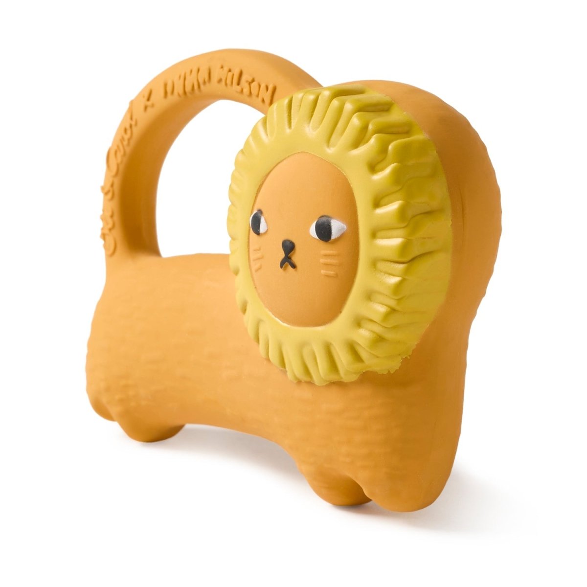 Oli & Carol x Donna Wilson Richie Lion Teether – Baby Teethers for children, available at Learning Bugs UK