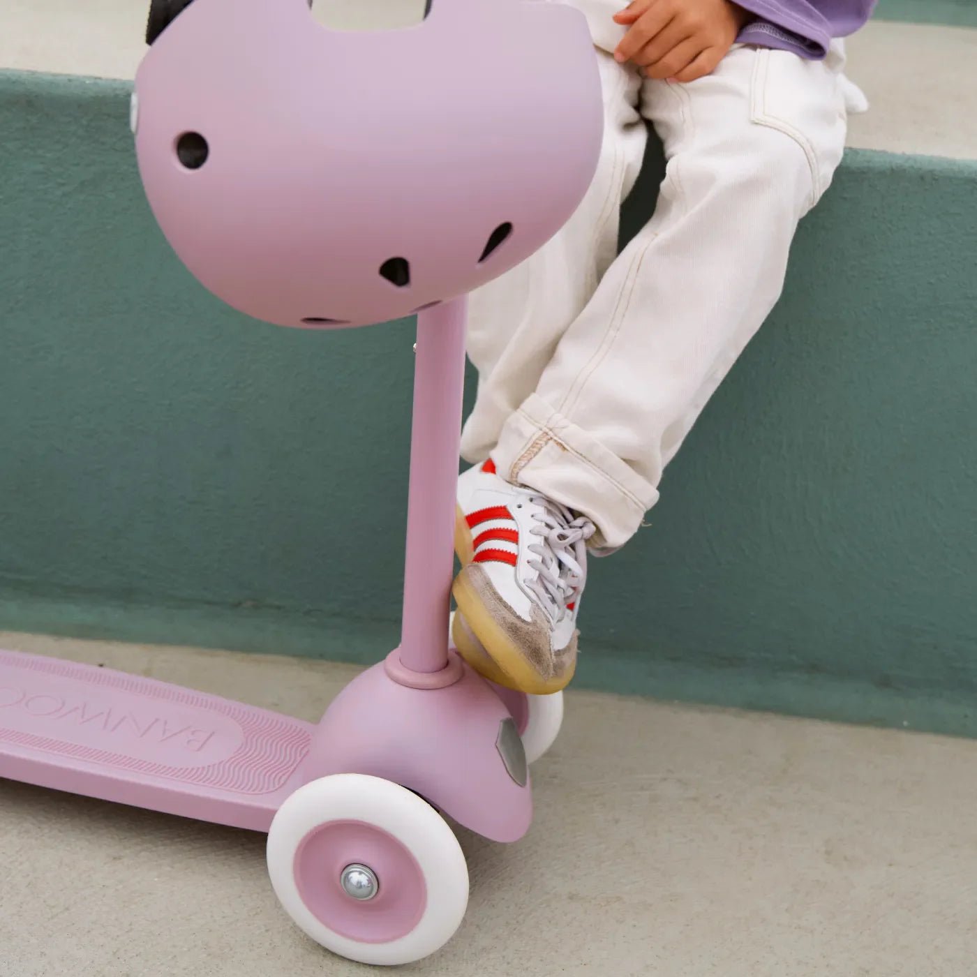 Buy Banwood Eco Scooter Kids 3 - Wheel Scooter (Lavender) | SCOOTER for kids by Learning Bugs UK