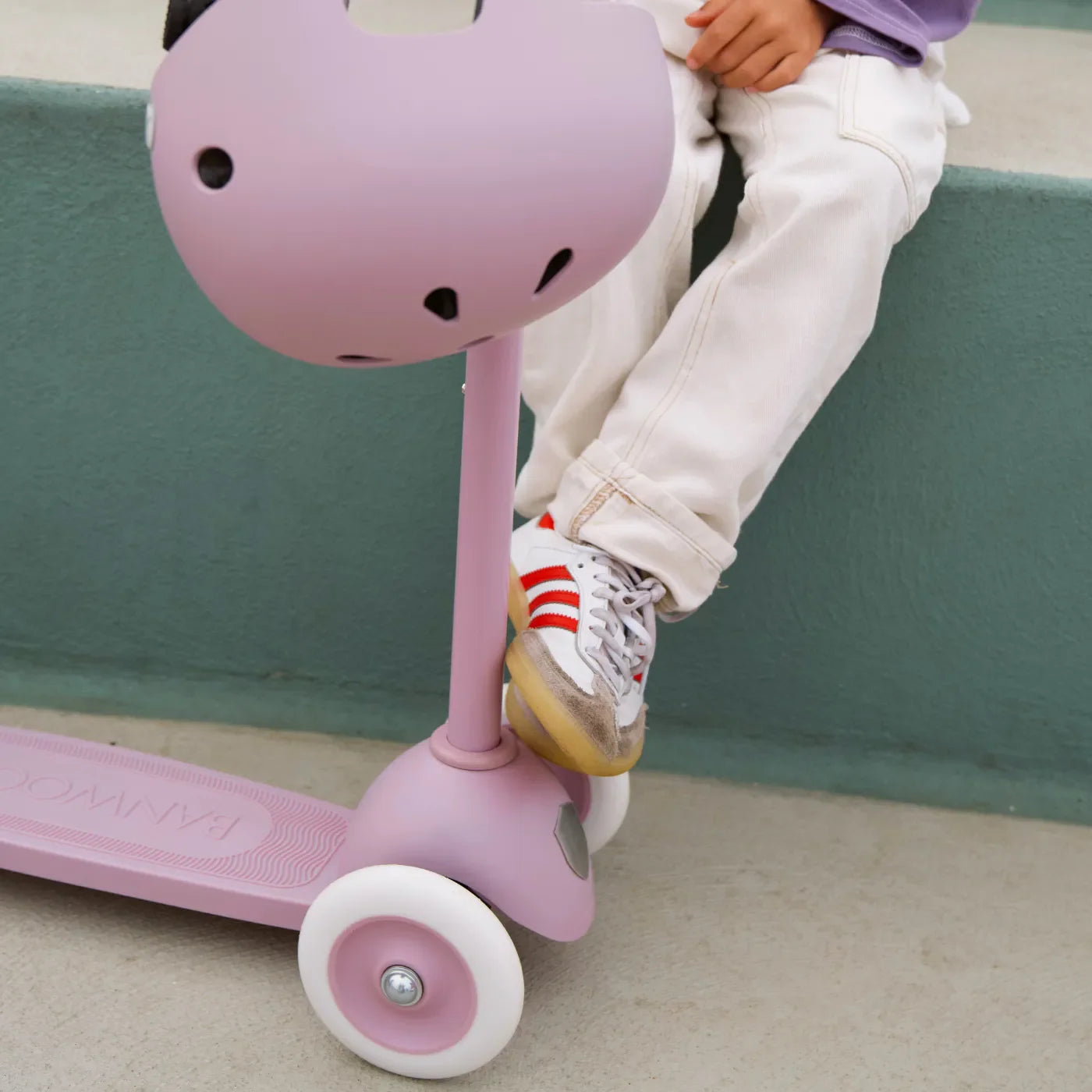 Banwood Eco Scooter Kids 3-Wheel Scooter (Lavender)