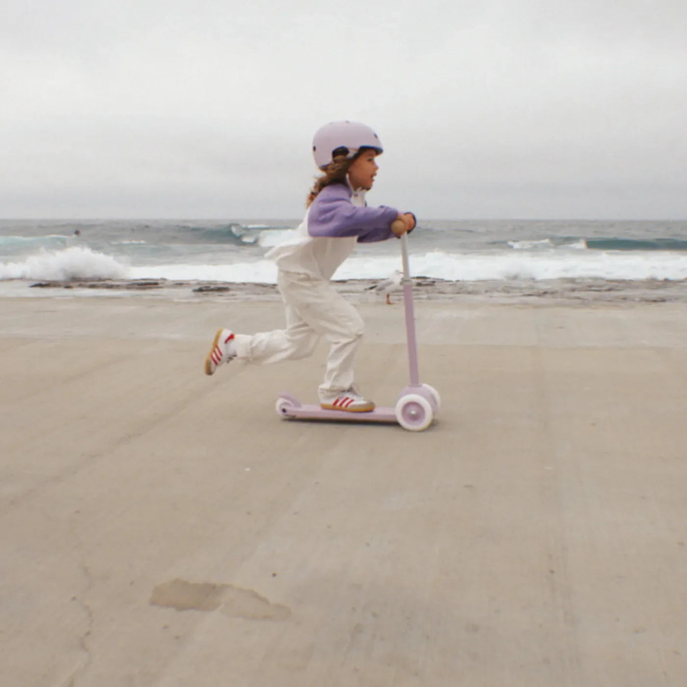 Banwood Eco Scooter Kids 3-Wheel Scooter (Lavender)