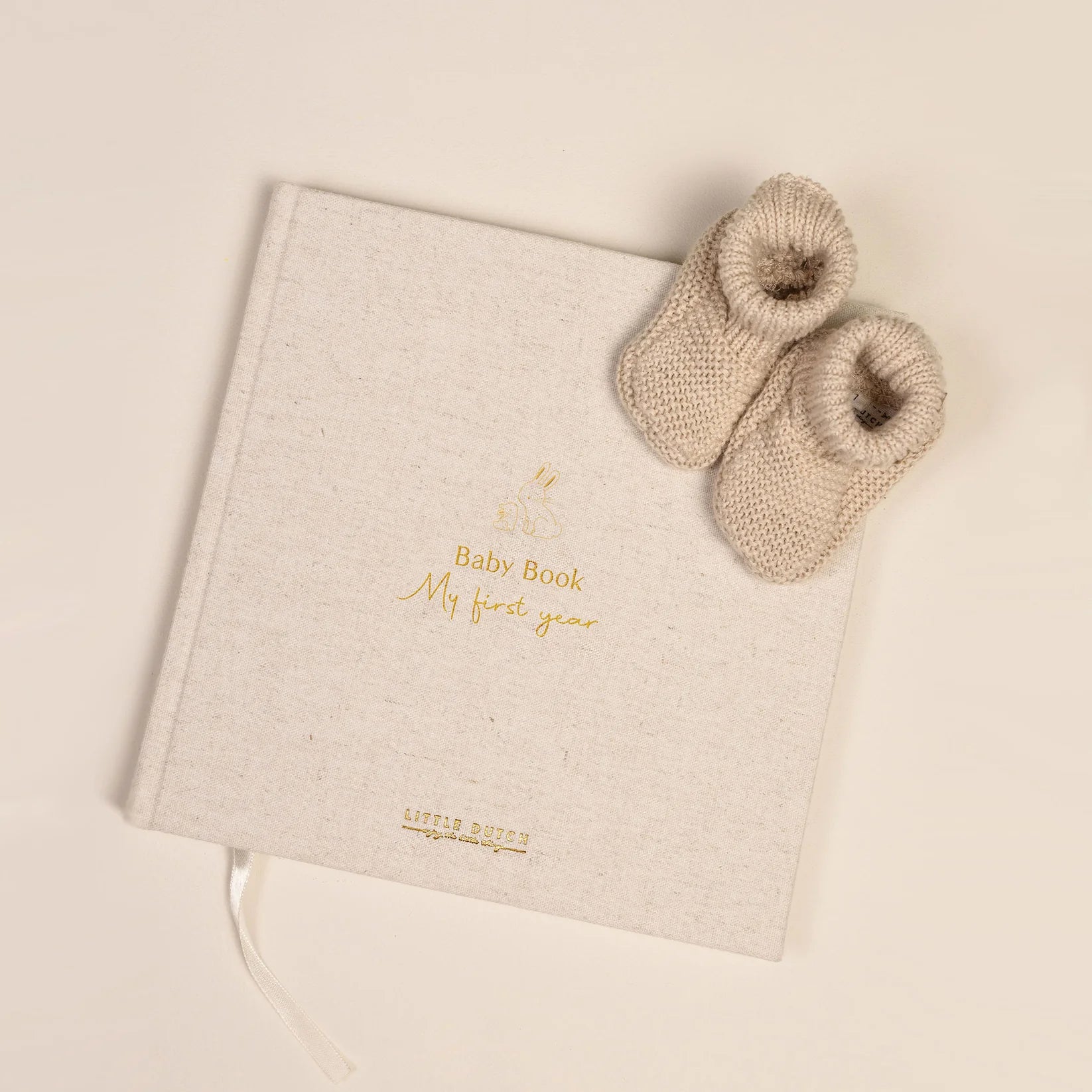 Little Dutch Baby First Year Book - Baby Bunny – for children, available at Learning Bugs UK